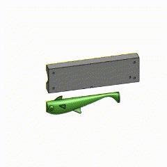 75mm Fishing Lure Mold – Create Custom Baits with Your 3D Printer