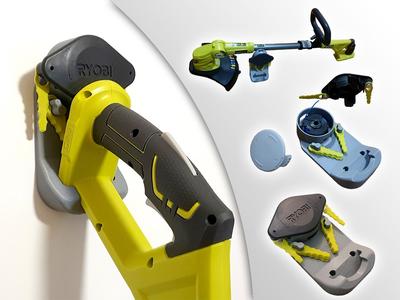 Ryobi Lawn Trimmer Wallmount