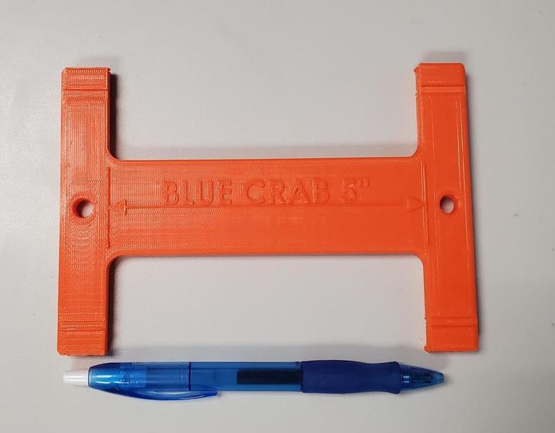 Blue Crab Gauge 5"