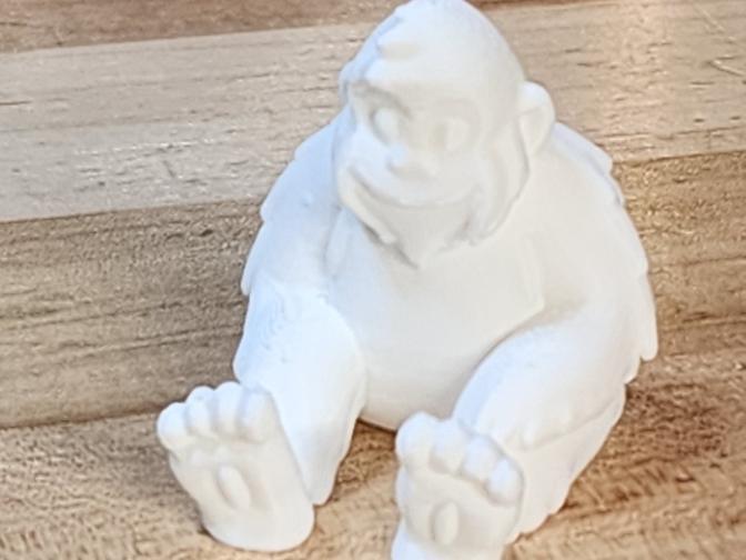 Seated Bigfoot Yeti I Believe AMS Miniature Desk