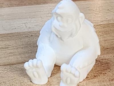 Seated Bigfoot Yeti I Believe AMS Miniature Desk