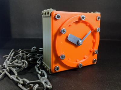 Industrial Style Desk Clock 2
