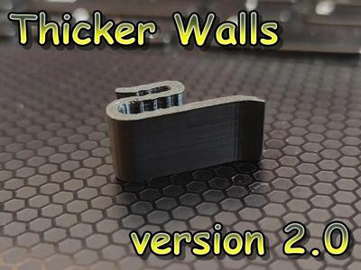 Filament Spool Clip v2 - Thicker Walls