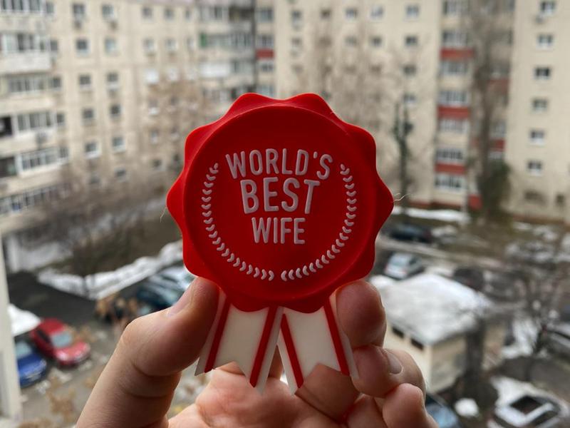 World's Best Wife Medal