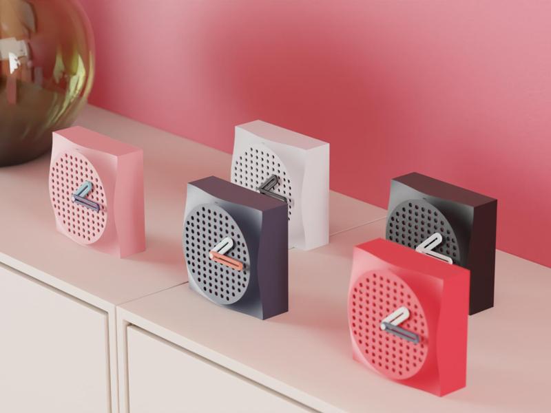 Dot Clock. small desk clock modular kit 