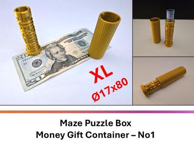 Maze Puzzle Box Money Gift Container – No1 - XL