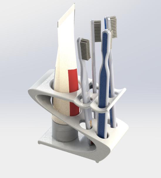 Toothbrush Holder for 2 and 4 brushes