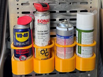 Car spray can holder
