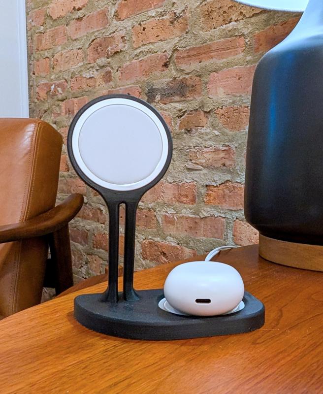 Dual MagSafe Charging Stand for Phones & Earbuds | MagSafe-Compatible Wireless Charging