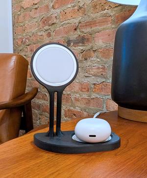 Dual MagSafe Charging Stand for Phones & Earbuds | MagSafe-Compatible Wireless Charging