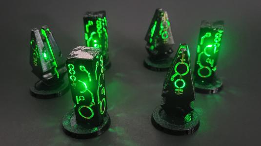LED Necron Obelisk
