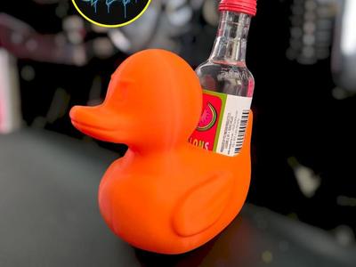 Jeep Duck - 50ml Liquor Bottle - Round