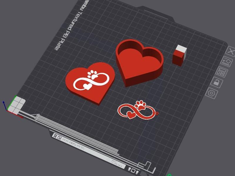 Valentine's Dog Friend Gift Box and Gift