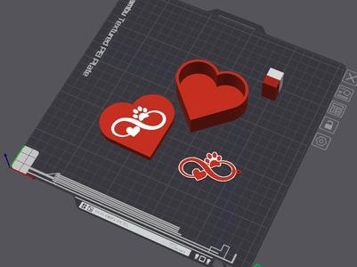 Valentine's Dog Friend Gift Box and Gift