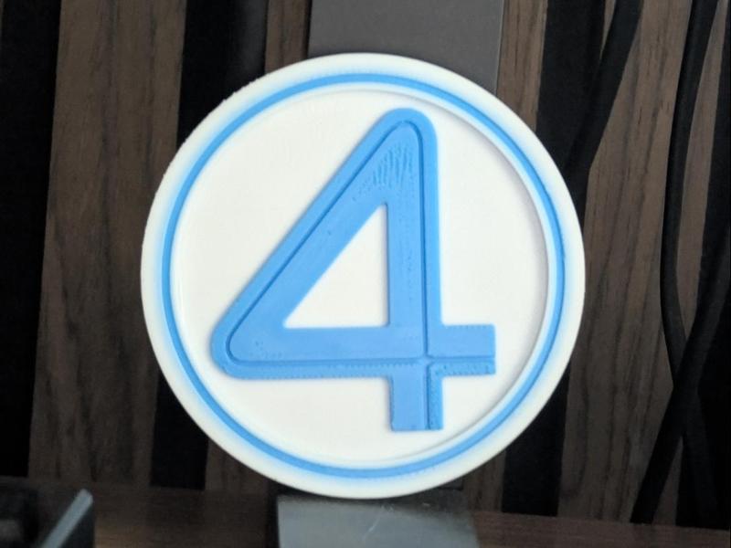 Magnetic fantastic 4 first steps logo