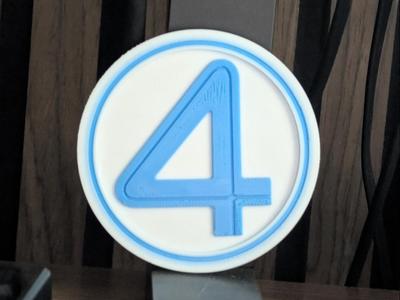 Magnetic fantastic 4 first steps logo