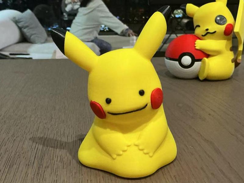 Multicolor Ditto Pikachu Disassembly Print (No AMS Required)