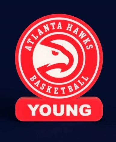 Atlanta Hawks Sign - LED Strip Compatible