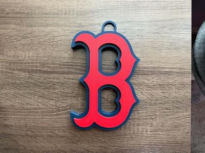 Boston Red Sox Oversized Necklace, Pendant