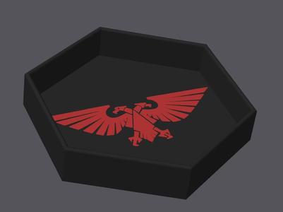Dice Roll Tray - Warhamer - Imperium of Man