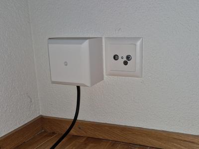 Cover for plugged in cord (babyproofing)