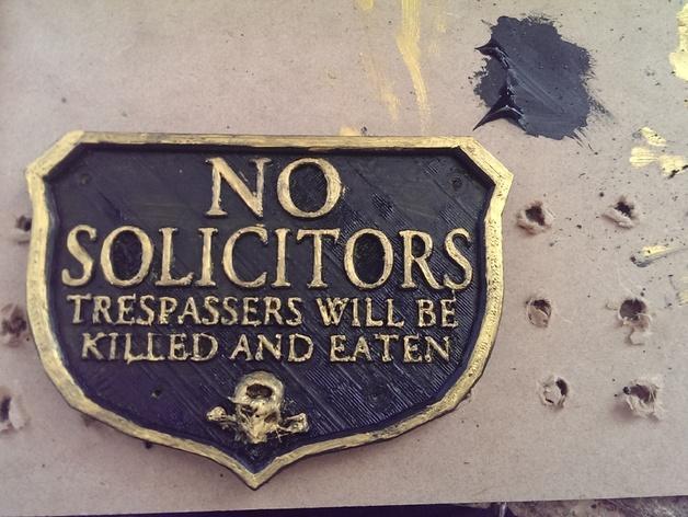 No Solicitors crest