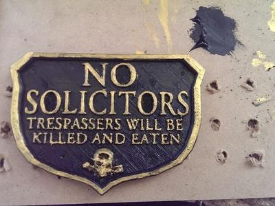 No Solicitors crest