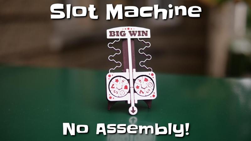 Working Slot Machine (Print-In-Place)