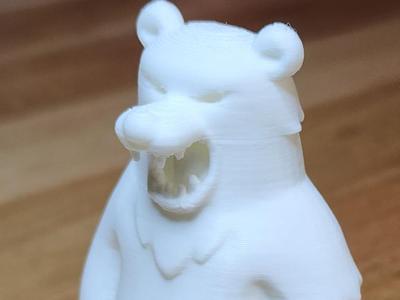 Wild Grizzly Bear Model ready for AMS / Painting