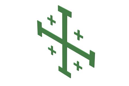 Jerusalem Cross (thin)