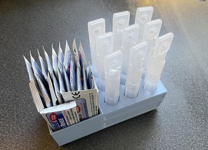NeilMed nasal rinse packet holder + vial ports