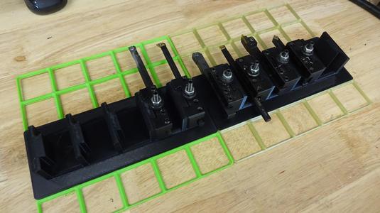Gridfinity mini lathe tool holder