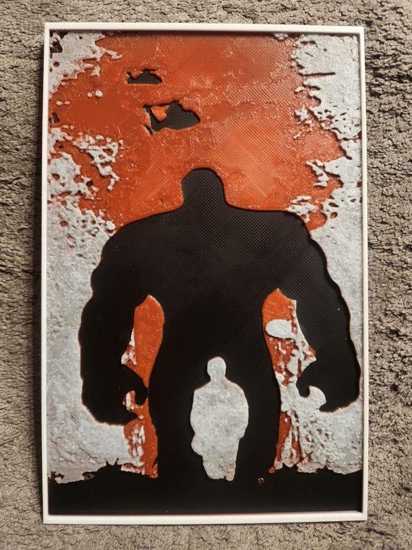Hulk Poster Vintage - HueForge