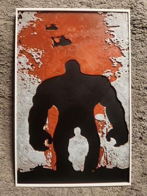 Hulk Poster Vintage - HueForge