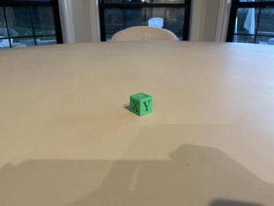 XYZ calibration cube
