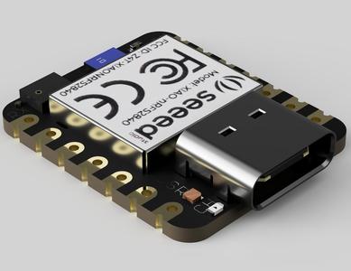 Seeed Studio XIAO nRF52840 (Sense) 3D Renderings