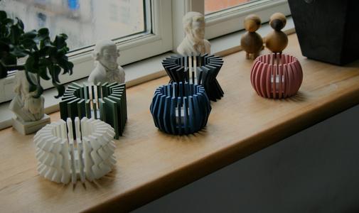 5 tealight candle holders