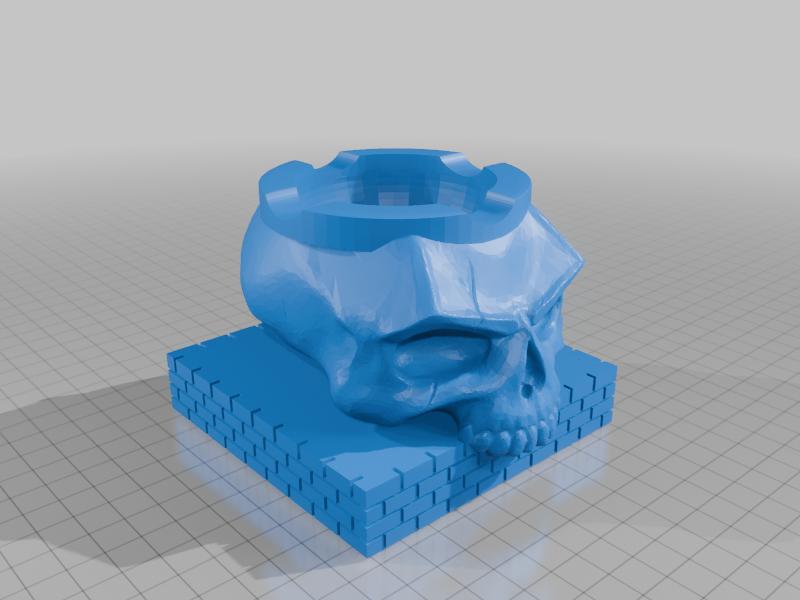 Skull ashtray