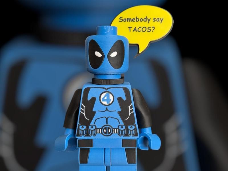 Dead Pool Fantastic Four Suit 