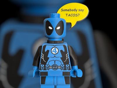 Dead Pool Fantastic Four Suit 