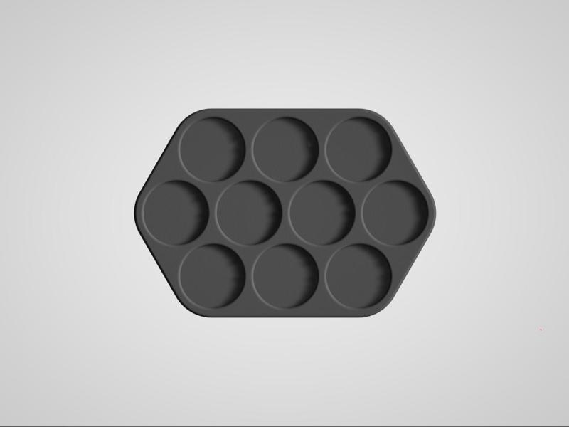 WH 40K Movement Tray 10x32mm