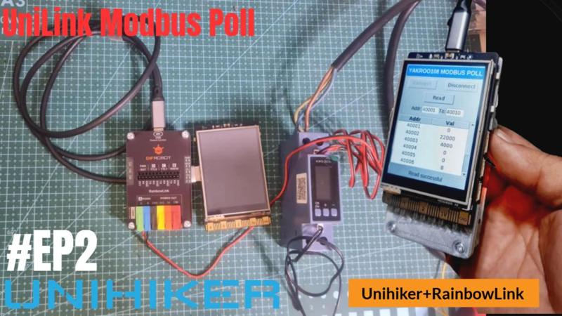  UniLink Modbus Poll: Unihiker+modbus