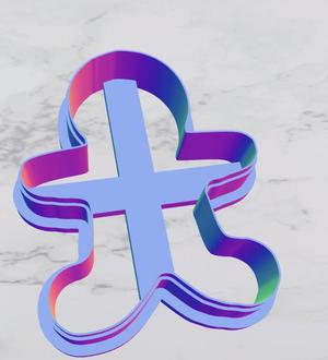 Gingerbread cookie cutter