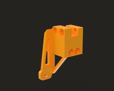 SV08 bambulab clone hotend V6 nozzle adapter