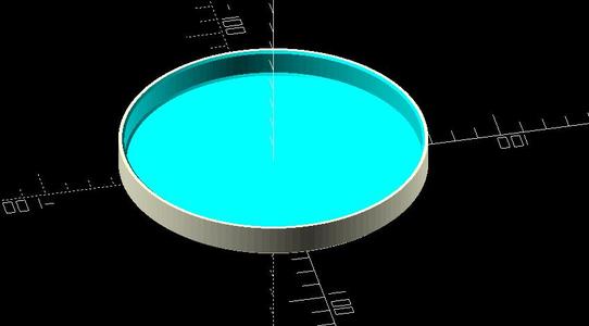 Simple flexible lens cap SCAD
