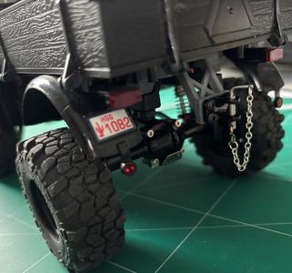 Unimog FCX24 Trailer hook adapter