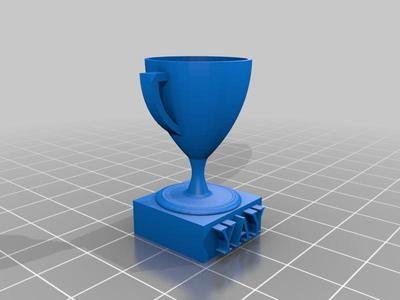 Mini Trophy with message