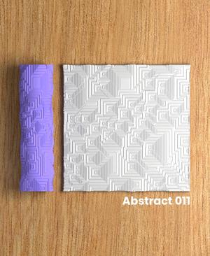 Collection Lemon | Abstract 011 | Polymer Clay Seamless Texture Roller