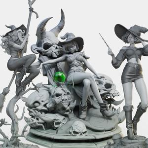 'Bloodbound Witches' by Female Miniatures