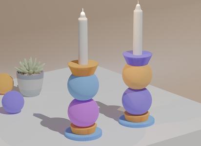 Candle holder 3D Print